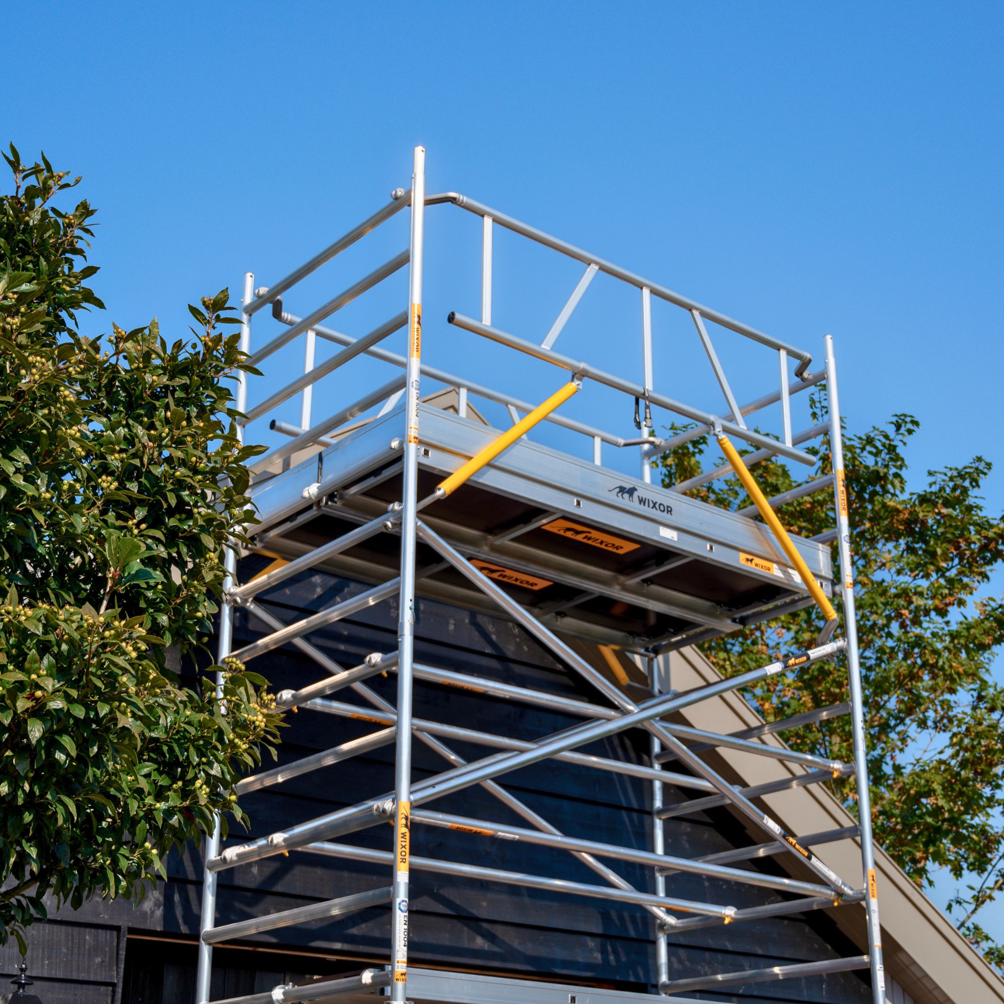 Safety Guardrail in position