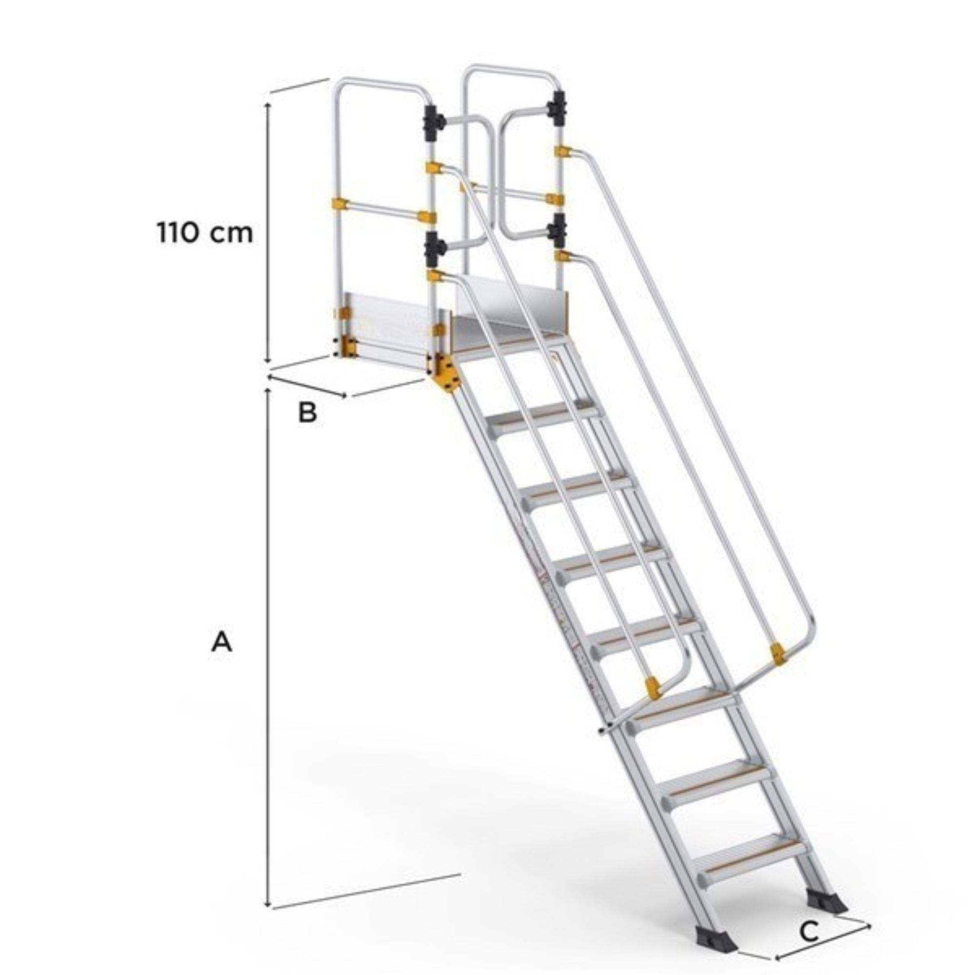 Wixor trap met platform